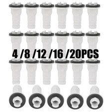 4/8/12/16/20x Air Conditioner Drain Hose Connector Adapter Straight Fitting USA