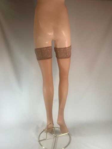 3 pr Sheer Thigh Highs with Lace Band - Queen Size - national mail order brand - Picture 2 of 11