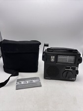 LL Bean Eton FR-200 Emergency AM/FM SW1,2 World Band Radio Light Crank Yellow