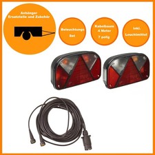 Beleuchtungs Set - Kabelbaum - 7 polig - 4 Meter - 2x Multipoint II Rückleuchte