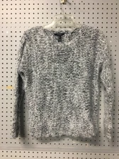 Forever 21 Multi Color Gray Fuzzy Knit Pullover Sweater Size Small