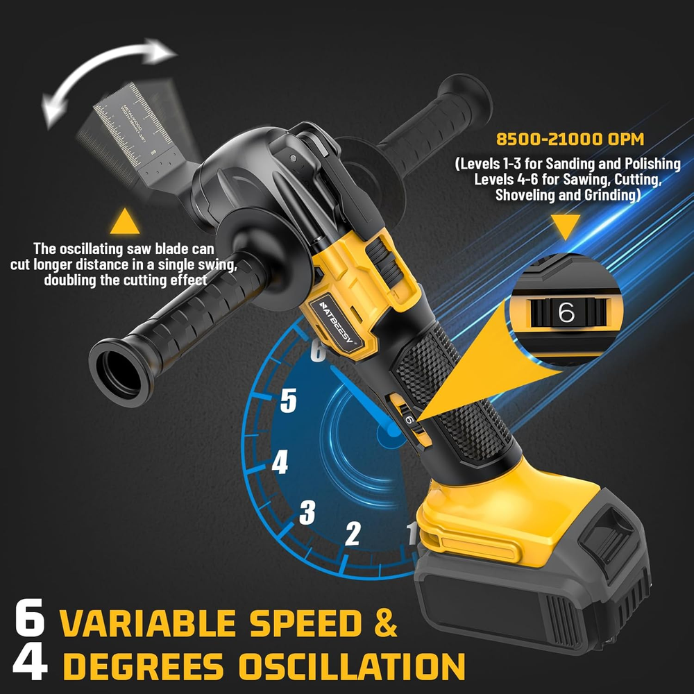 DeWalt 20V Max Cordless Oscillating Multi-Tool with Battery
