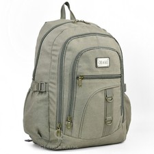 Zaino canvas  campeggio viaggio sport trekking escursione militare Art.3132