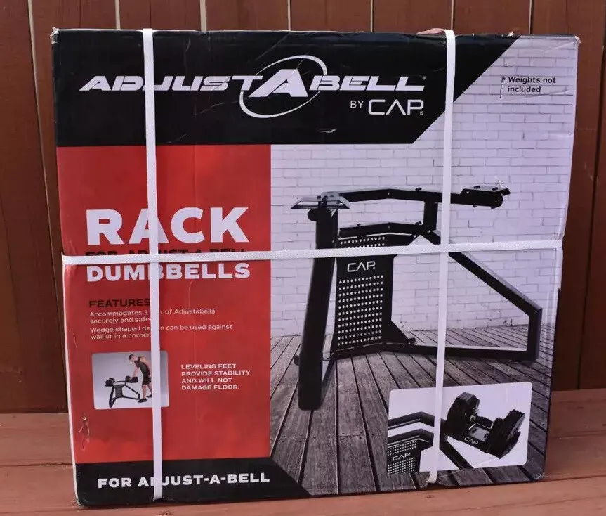 CAP Adjustable Dumbbell Rack RK SDBAG3 NIB