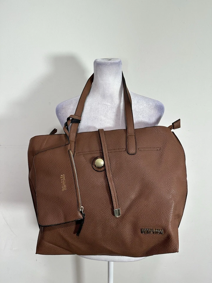 Kenneth Cole Reaction Women’s Brown Colored Leather Handbag  - Image 2 of 4