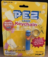 Vintage Basic Fun PEZ Candy Horse 2.5" Tall Keychain Dispenser 1998