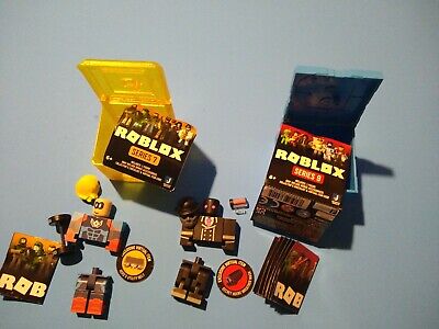 ROBLOX Series 7 & 9: Heroes Blue Basher + Site 76 MCD Agent + mask. Unused  Codes