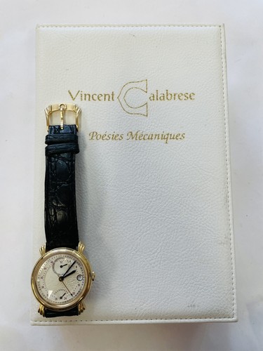 Vincent Calabrese 18k Yellow Gold Rare 52 Watch - Picture 2 of 8