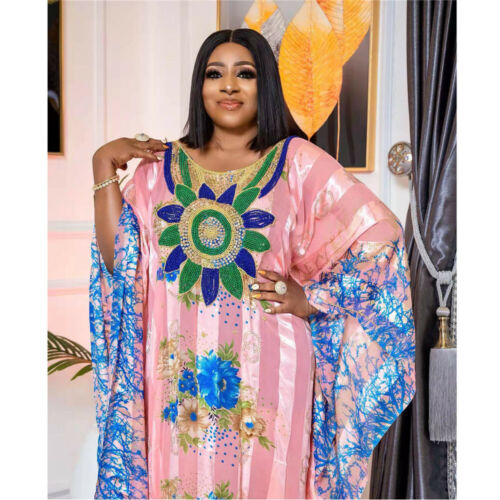 Moroccan Women Caftan African Dashiki Maxi Dress Farasha Robe Evening Party Gown - Picture 114 of 151