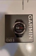 Garmin Fenix 6 Solar Mens Smartwatch - Black