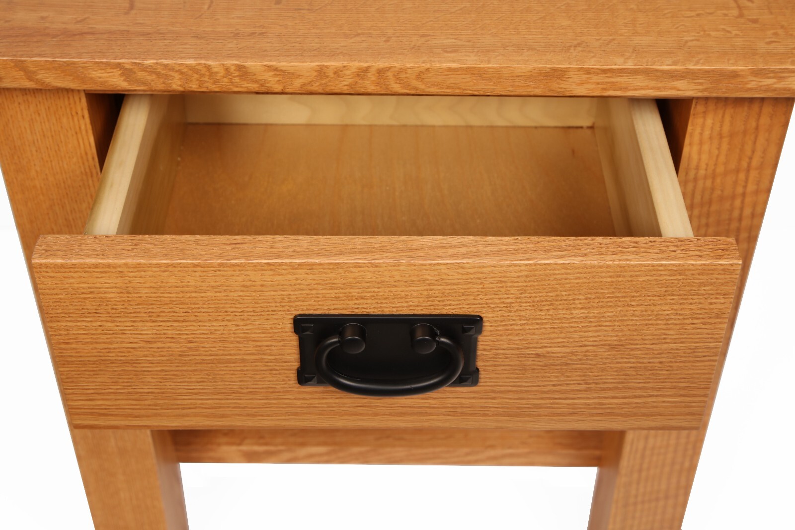 Amish, End Table with Drawer, Side Table, Mission Style, Quarter Sawn Oak, USA