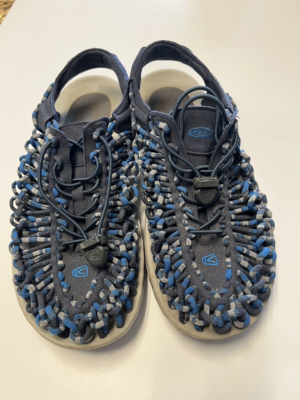 Scarpe Keen da uomo blu stringate casual outdoor taglia 8