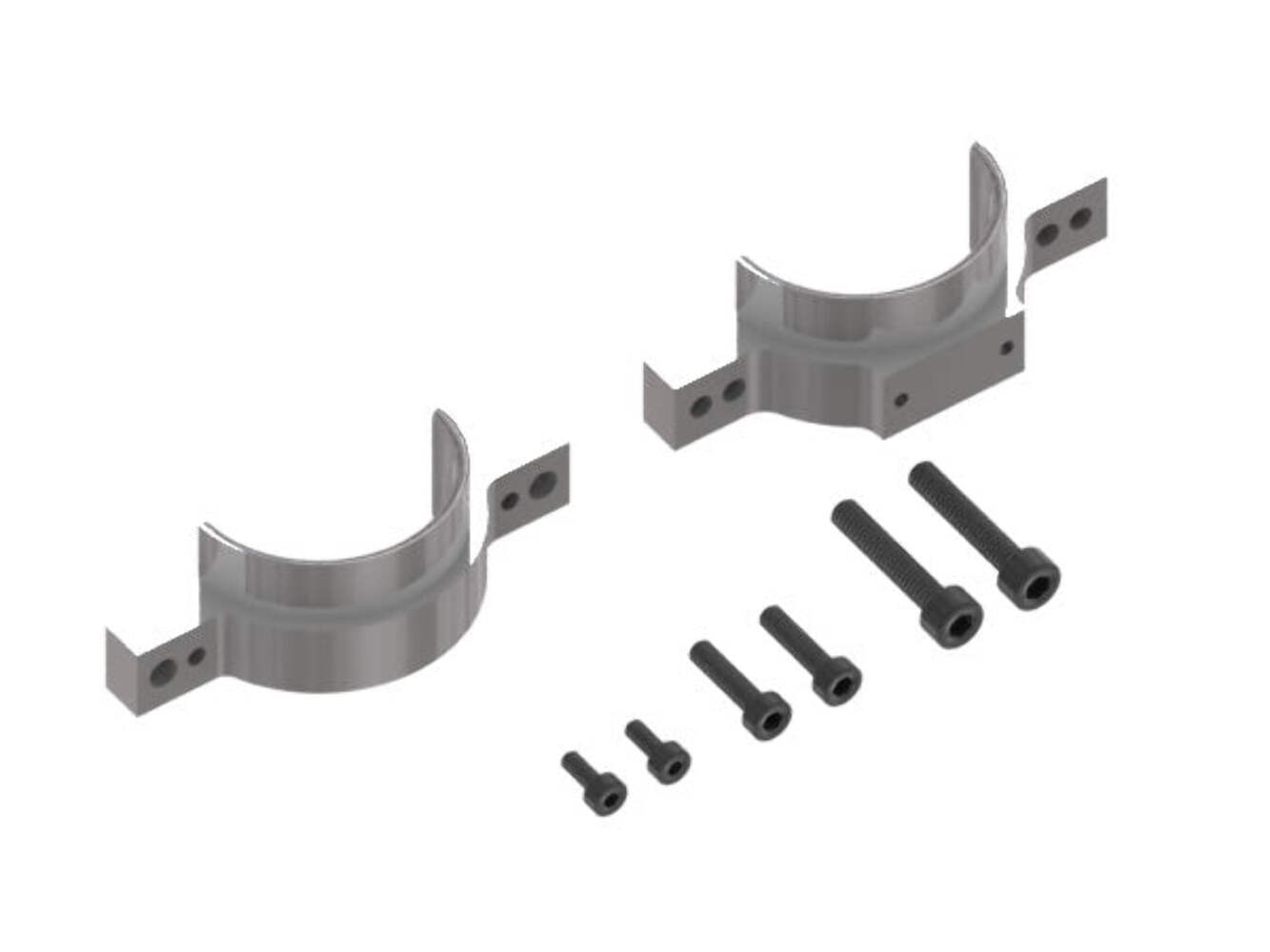 Tail Boom Clamp FOR Tail Boom Brace, LOGO XXtreme (04561)