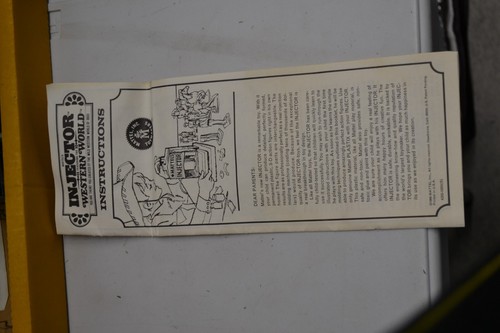 Vintage MATTEL INJECTOR 4350, WESTERN WORLD TOY MAKER - Picture 13 of 15