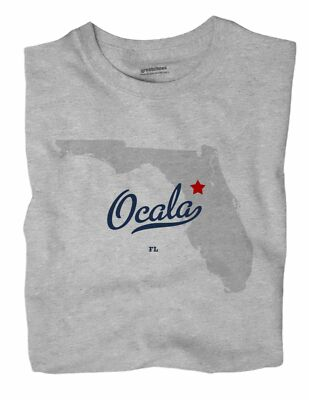 #ad #ad Ocala Florida FL Fla T Shirt MAP $19.50