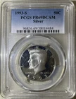 1993-S 50c Silver Proof Kennedey Half Dollar PCGS PR69 DCAM (484)