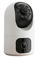 Dual Lens Pet Camera 2K 3MP WiFi Indoor Security Baby Monitor Auto Tracking