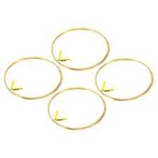 Half Hard Brass Wire, 4Pcs 29Gauge/0.3mm Diameter 10m/32.8ft Craft Wire
