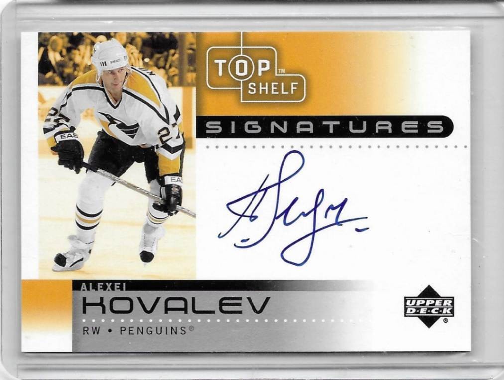 2002-03 Upper Deck Top Shelf SIGNATURES NHL hockey - YOU PICK - 15% OFF 3+!