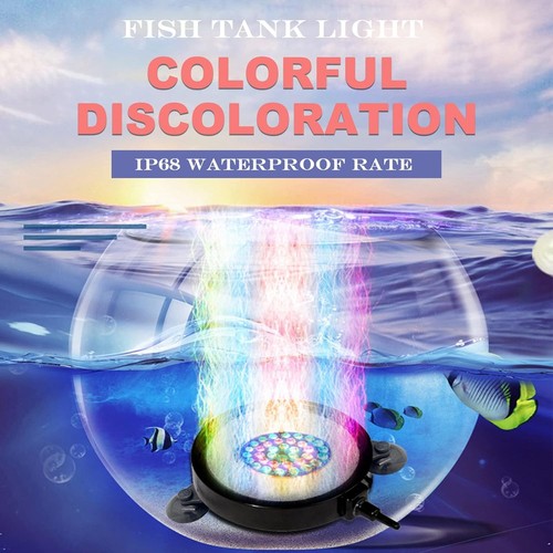 36 LED Remote Control Aquarium Light - Color Changing Bubble Light, Waterproof - Picture 6 of 8