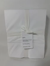 Pottery Barn 1000 Thread Count Queen White Sheet Set New w/ Defects