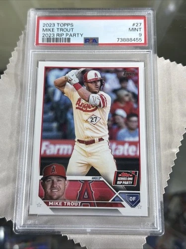 2023 Topps Mike Trout #27 2023 Rip Party Angels Pop 1