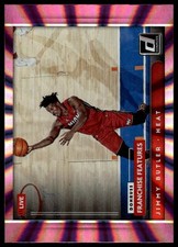 2021-22 Donruss Jimmy Butler #12 Franchise Features Holo Pink Laser