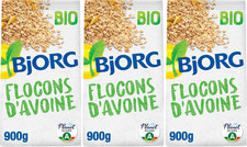 - Flocons D'Avoine Bio - Céréales Complètes Riches En Fibres - Sans Sucres Ajout