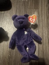 Ty Beanie Babies Princess Bear 1997 Retired Purple Plush All Ages 8-17 Years