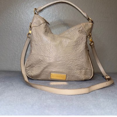 Marc by Marc Jacobs Tan Pebbled Leather Hobo Bag Crossbody Refurbish Project