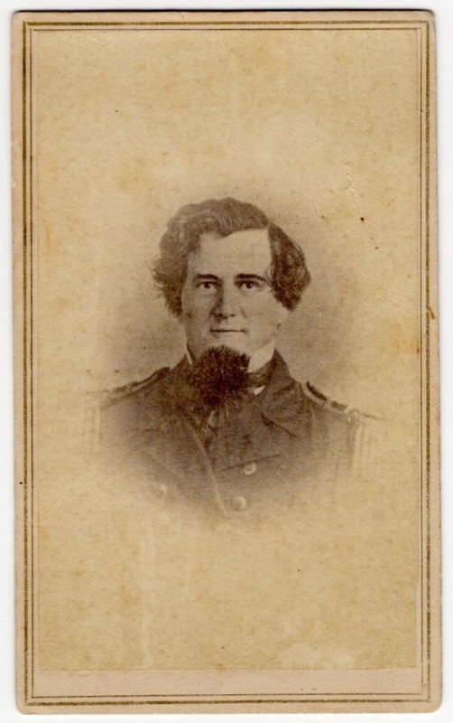 ORIGINAL CARTE DE VISITE OF CONFEDERATE NAVAL COMMANDER JOHN NEWLAND MAFFITT