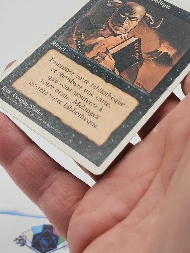 Demonic Tutor FRENCH FWB MTG Revised Precepteur Diabolique Magic *CCGHouse* RA - Image 3 of 4