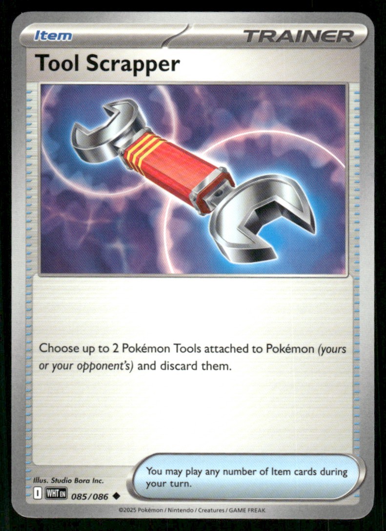 2025 Scarlet & Violet Series - White Flare Tool Scrapper Uncommon #85