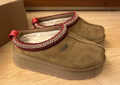 UGG TAZZ  Chesnut Fur Fell 36 5 3 Original Pantoletten Authentic Lammfell