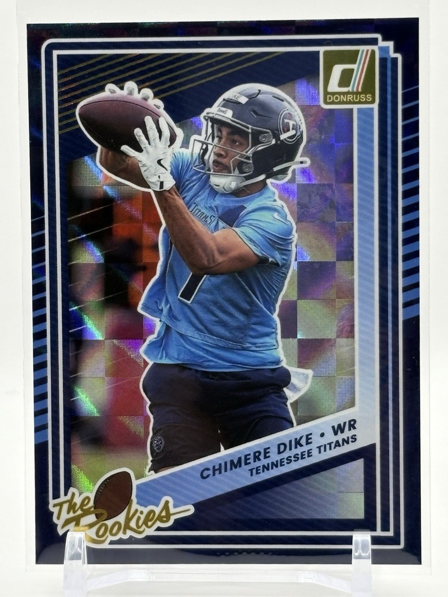 2025 Panini Donruss CHIMERE DIKE RC The Rookies #21 Foil Tennessee