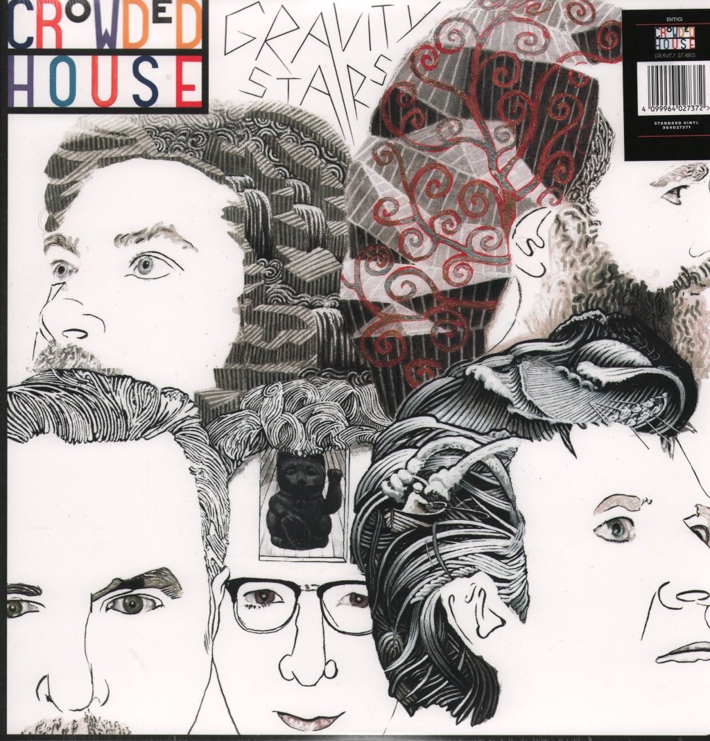 Crowded House Gravity Stairs LP vinyl Europe BMG 2023 in g'fold sleeve on cloudy
