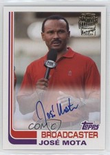 2021 Topps Archives Fan Favorite Auto 1982 Topps Jose Mota #FFA-JMO Auto 1m8