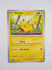 Pikachu 025/165 Scarlatto e Viola 151 Carta Pokemon Comune TCG