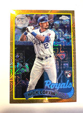 Nick Loftin 2024 Topps Update #T89CU-56 Chrome Gold Ref. #/50 RC Royals