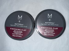 2 Paul Mitchell MITCH Matterial Finishing Clay FirmHold/Ultra MatteFinish 3oz
