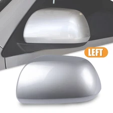 Silver Left Driver Side Rearview Mirror Cover For Toyota Highlander 2008-2013