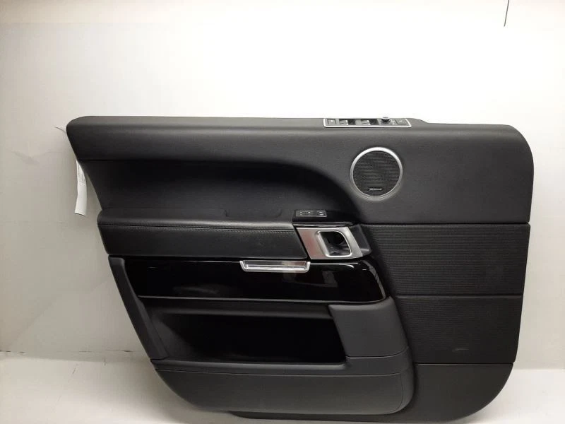Range Rover HSE L405 Left Front Door Panel Trim Cover Card Black Wood - Image 2 of 4