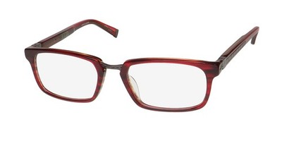 NEW JOHN VARVATOS V359 GLASSES RECTANGULAR RED 52-19-140 JAPAN PLASTIC MENS
