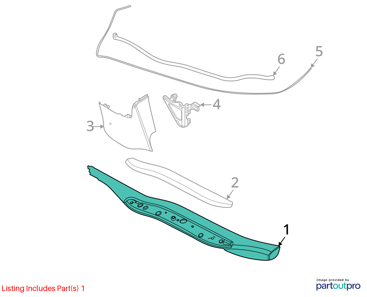 BMW i8 I12 I15 Front Right Interior Door Sill Trim Panel 7314938 2014 - 2020 Oem