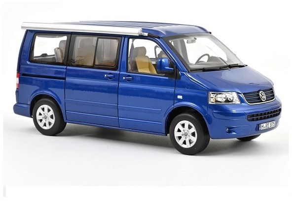 Norev Vw T5 California 2003 Ravenna Blue Met 1:18 188607-image