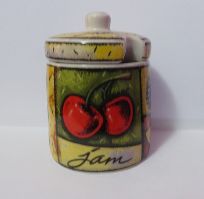 MSC Confiture Joie de Vivre Ceramic Jam Jar NO SPOON
