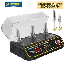 Spark Plug Tester Three Hole Diagnostic Tool 12V Gasoline Ignition Analyzer Test