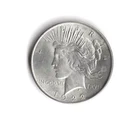 1922 Peace Silver Dollar Philadelphia AU About Uncirculate 90% Silver 0.7734 OZT