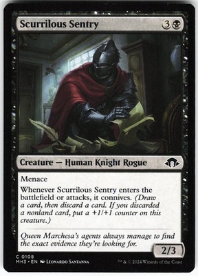 Scurrilous Sentry C MTG Modern Horizons 3 108 NM