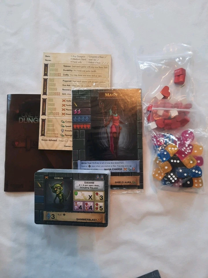 One Deck Dungeon Card Game Chris Cieslik Asmadi NEW Open Box - Image 3 of 3